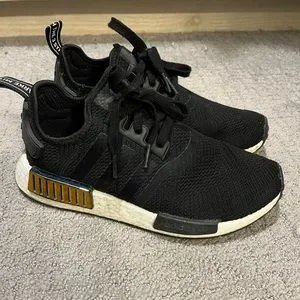 adidas gazelle silver green womens adidas NMD_R1 V2 J 'Black Gold Metallic' FW8048  Athletic Corner